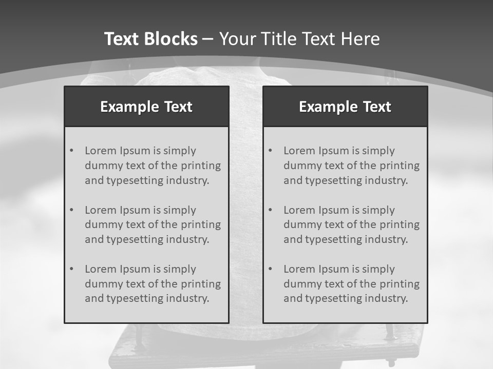 Reserved Alone Back PowerPoint Template