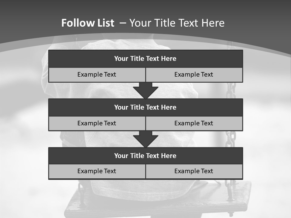 Reserved Alone Back PowerPoint Template