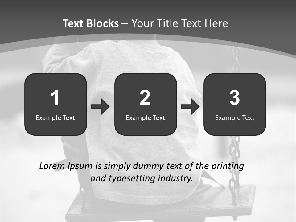 Reserved Alone Back PowerPoint Template