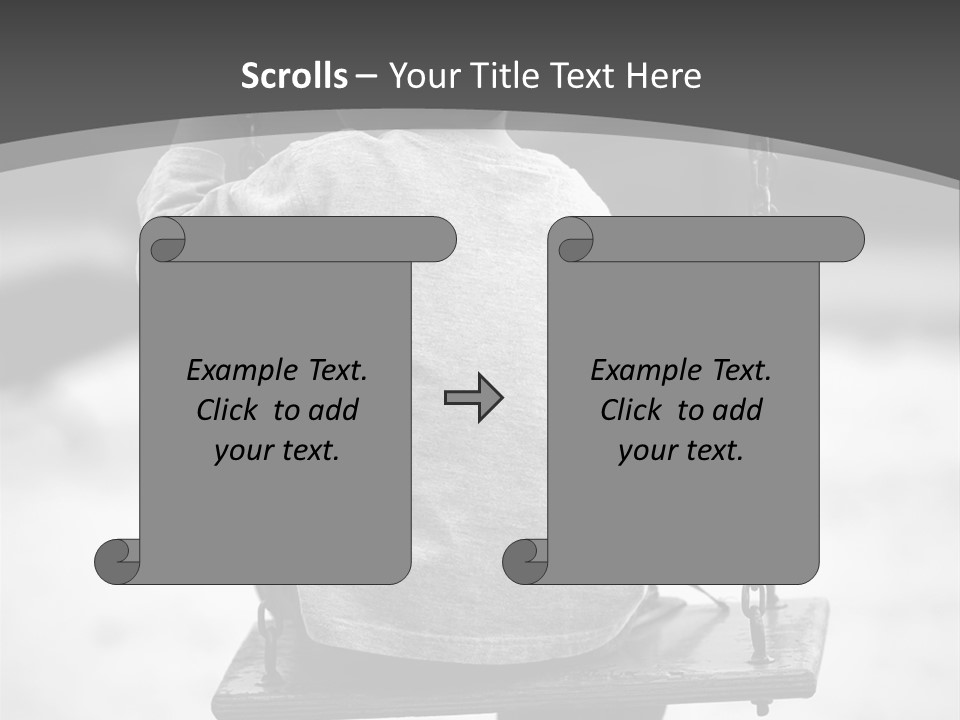 Reserved Alone Back PowerPoint Template