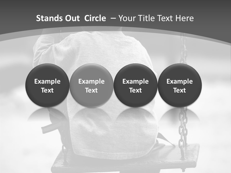 Reserved Alone Back PowerPoint Template