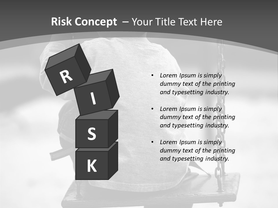 Reserved Alone Back PowerPoint Template