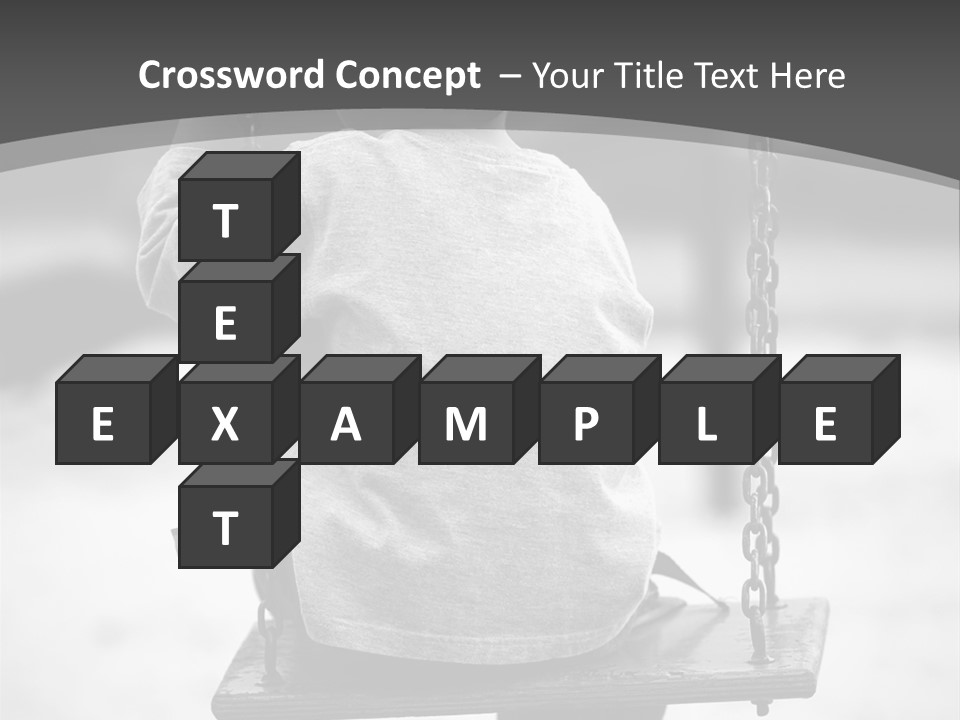 Reserved Alone Back PowerPoint Template