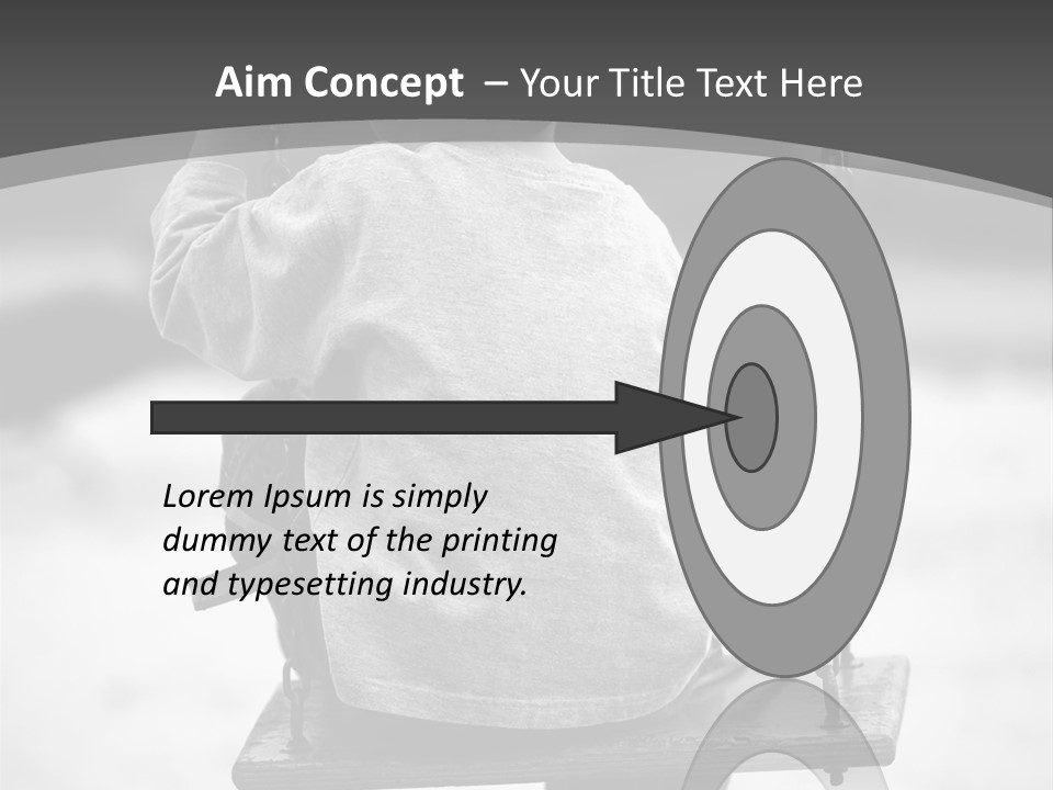 Reserved Alone Back PowerPoint Template