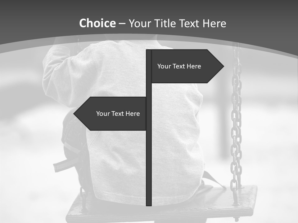 Reserved Alone Back PowerPoint Template