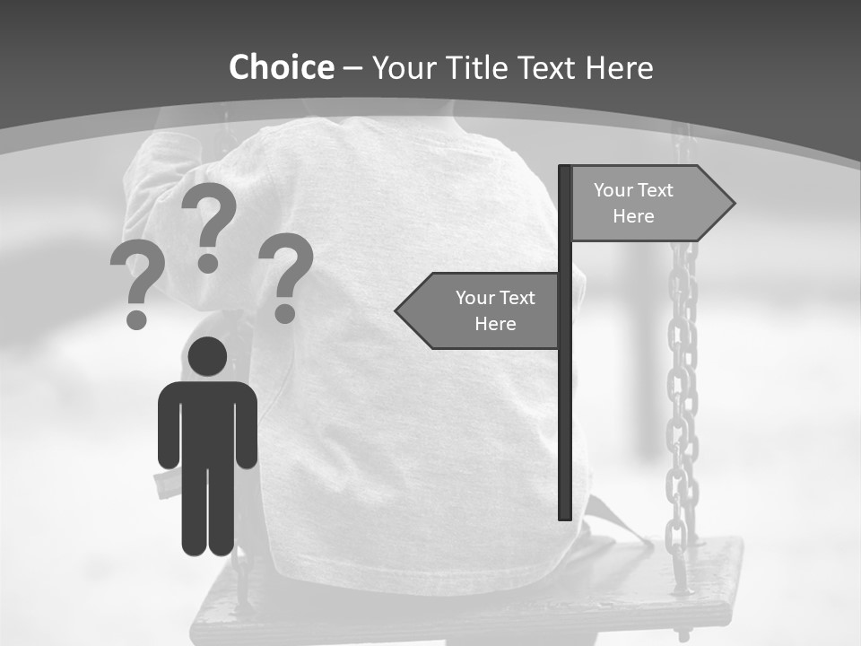 Reserved Alone Back PowerPoint Template