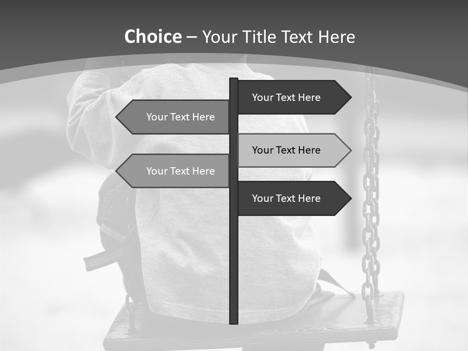 Reserved Alone Back PowerPoint Template