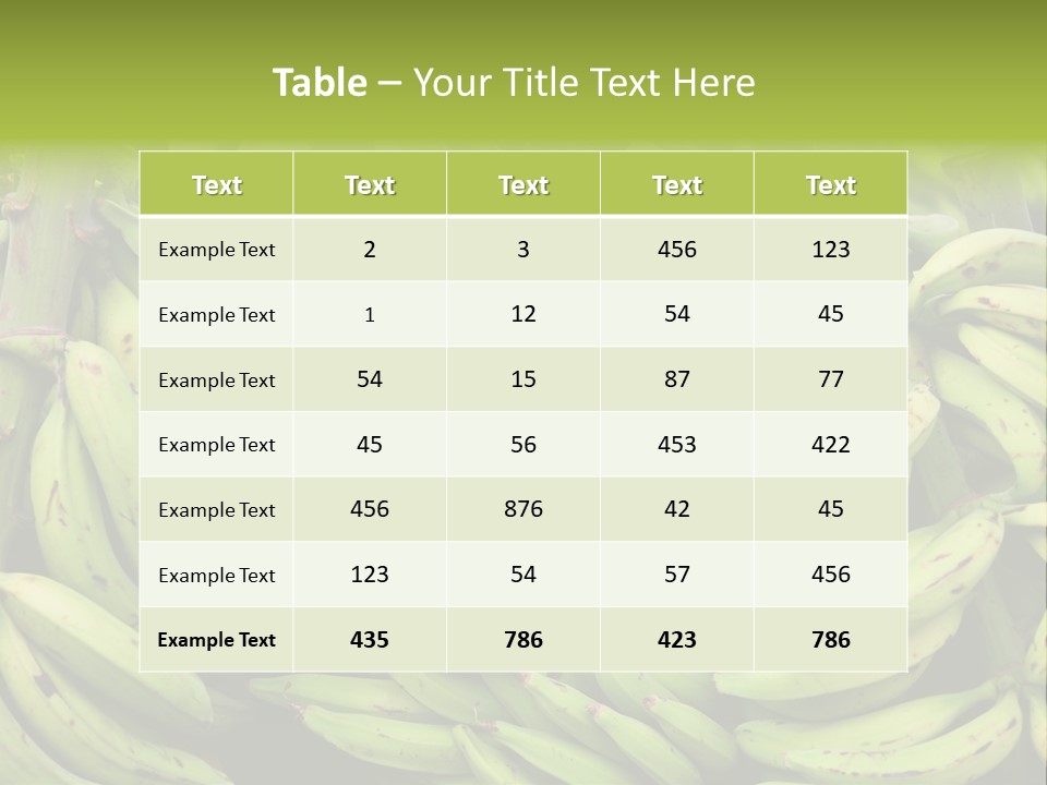 Freshness Growing Snack PowerPoint Template