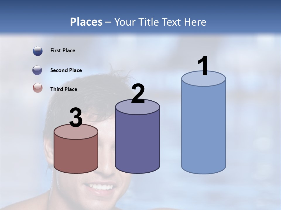 Happy Person Athlete PowerPoint Template