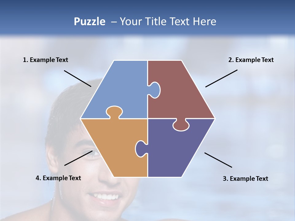 Happy Person Athlete PowerPoint Template