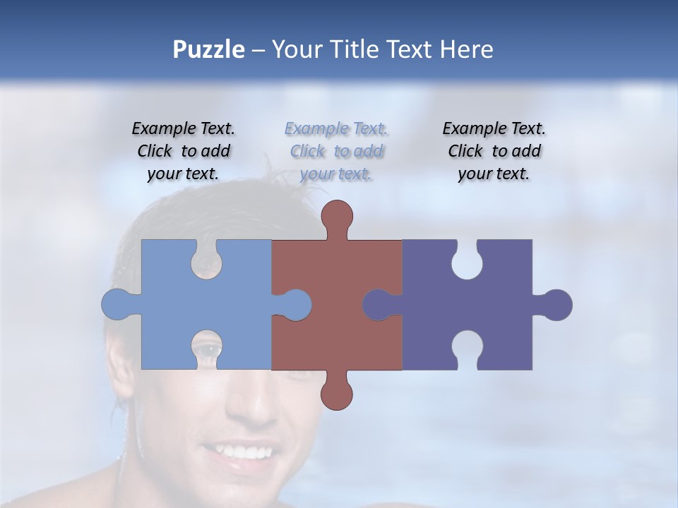 Happy Person Athlete PowerPoint Template