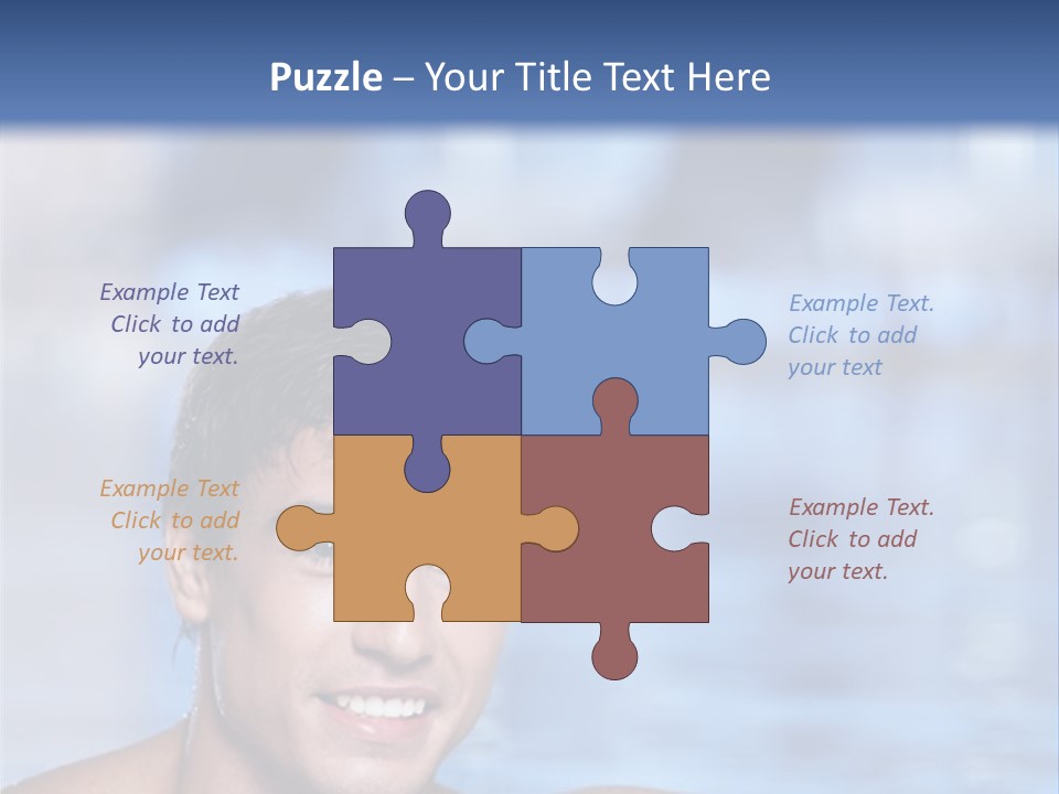 Happy Person Athlete PowerPoint Template