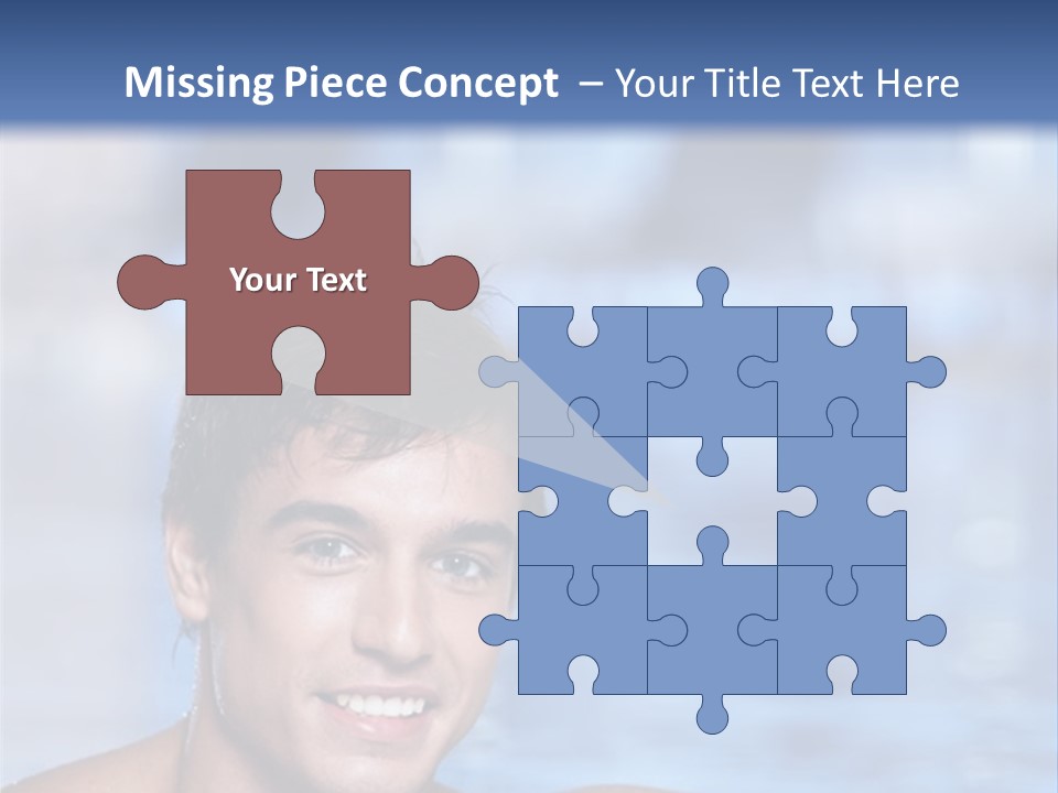 Happy Person Athlete PowerPoint Template