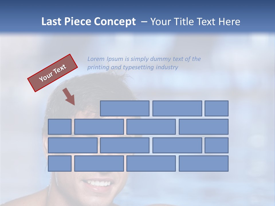 Happy Person Athlete PowerPoint Template