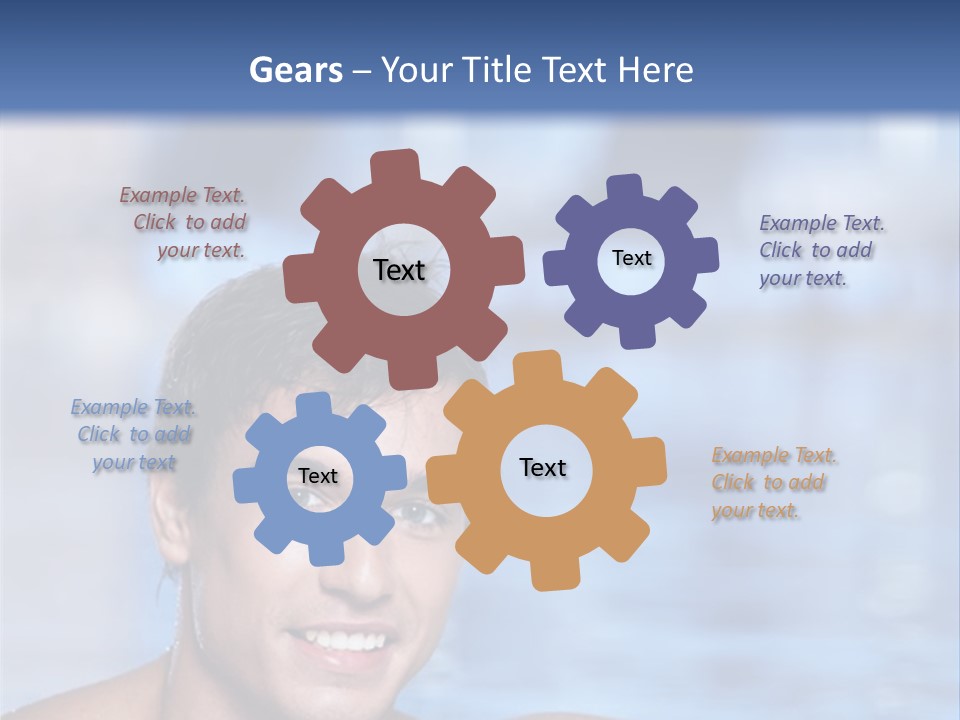 Happy Person Athlete PowerPoint Template