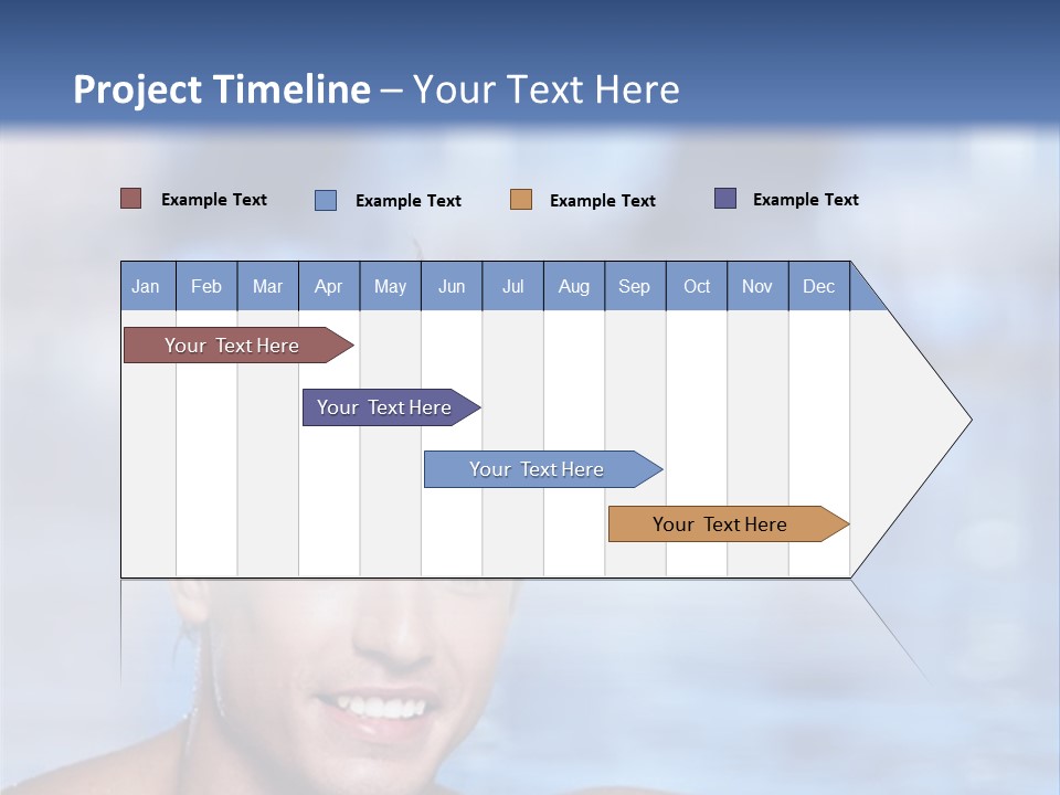 Happy Person Athlete PowerPoint Template