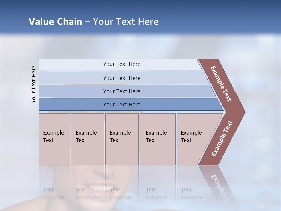 Happy Person Athlete PowerPoint Template