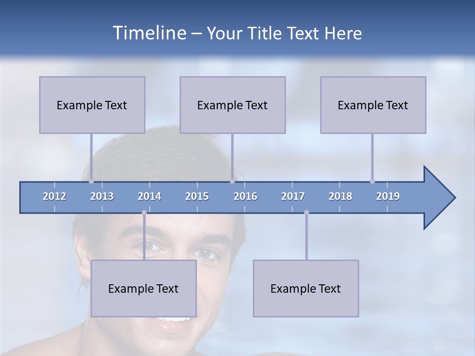 Happy Person Athlete PowerPoint Template