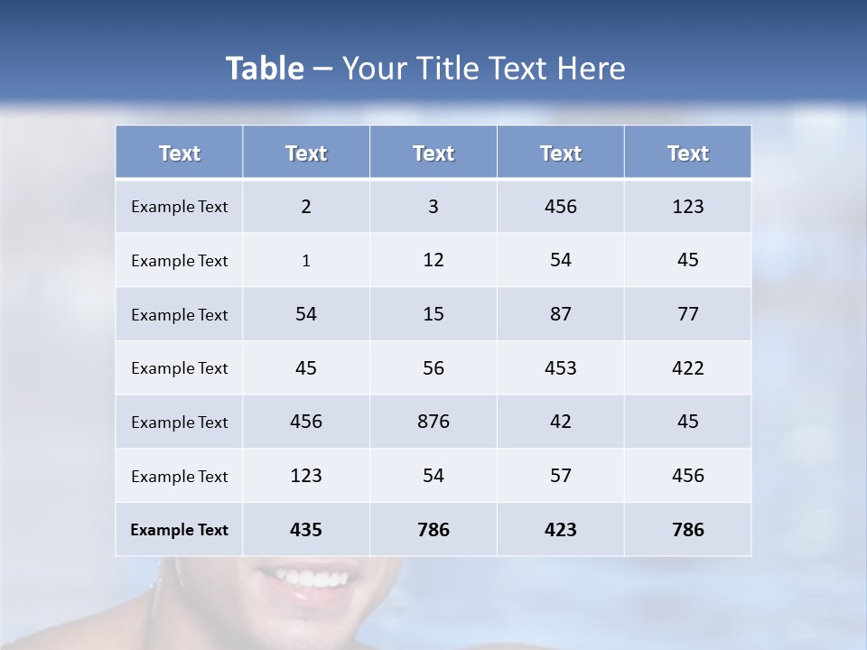 Happy Person Athlete PowerPoint Template