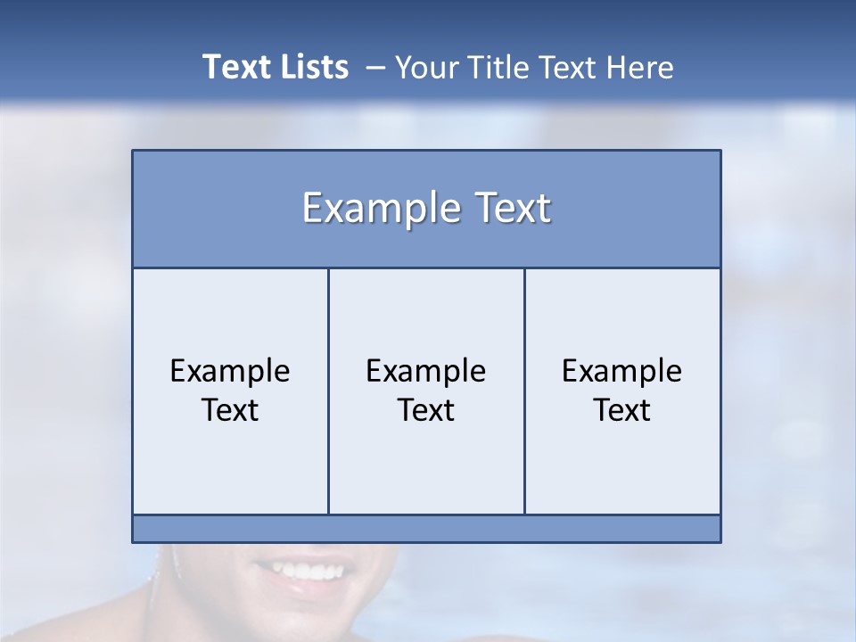 Happy Person Athlete PowerPoint Template