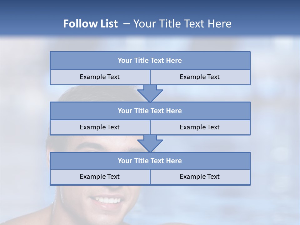 Happy Person Athlete PowerPoint Template