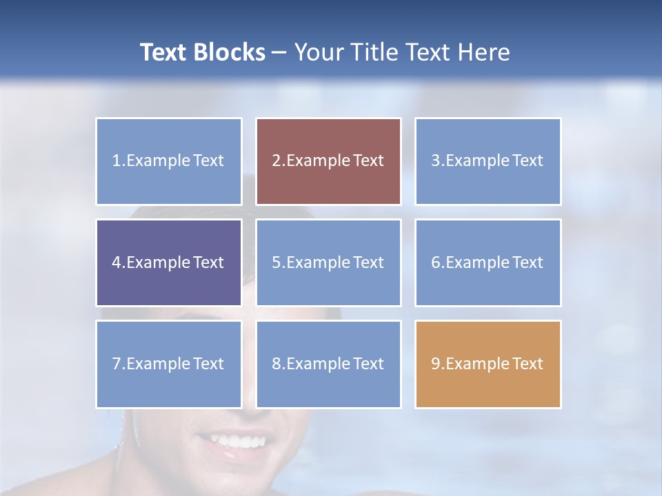 Happy Person Athlete PowerPoint Template