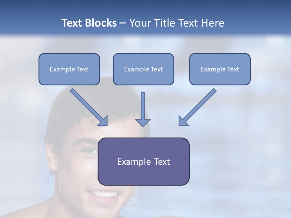 Happy Person Athlete PowerPoint Template