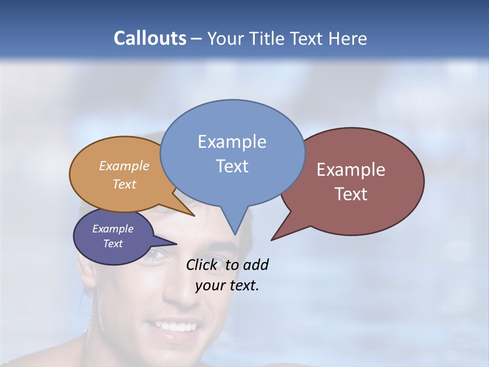 Happy Person Athlete PowerPoint Template