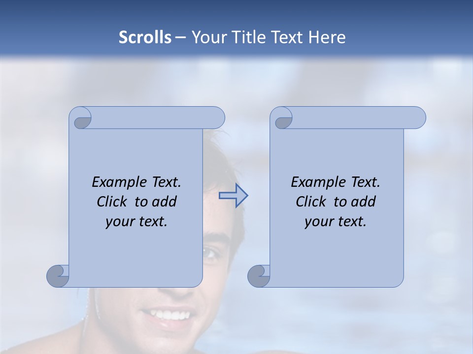 Happy Person Athlete PowerPoint Template