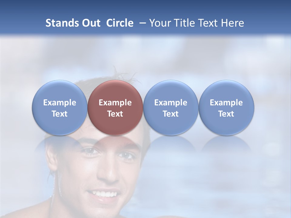 Happy Person Athlete PowerPoint Template