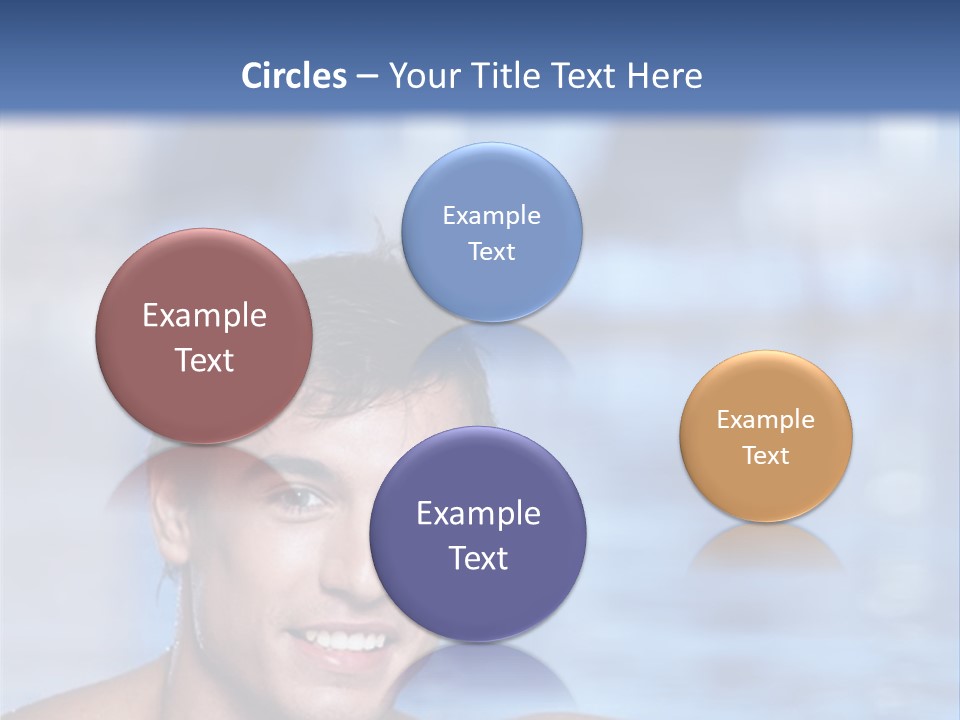 Happy Person Athlete PowerPoint Template