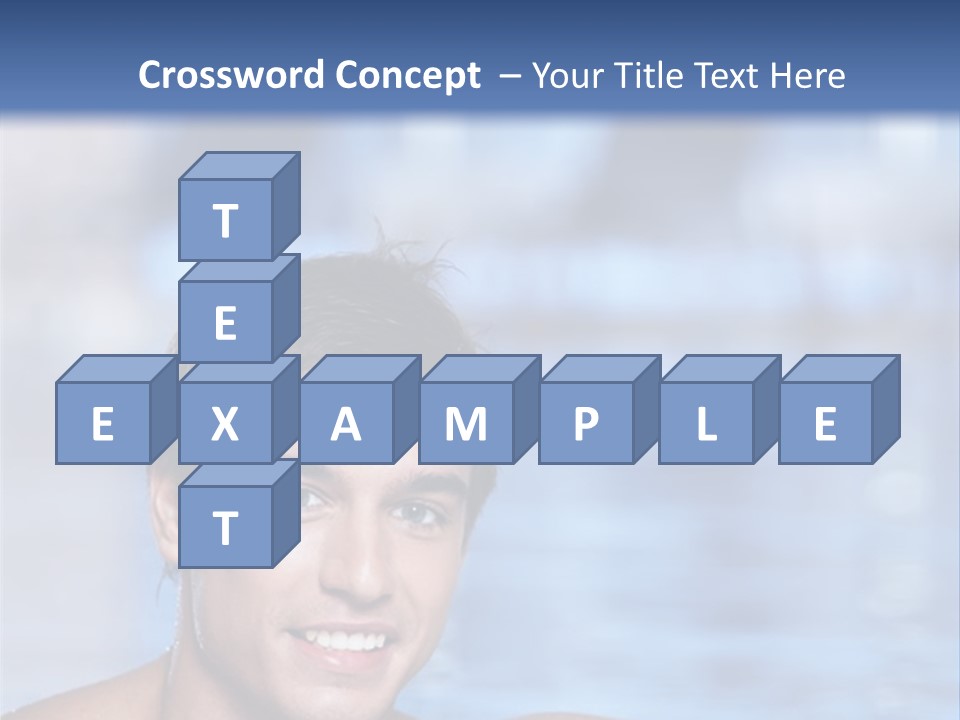 Happy Person Athlete PowerPoint Template