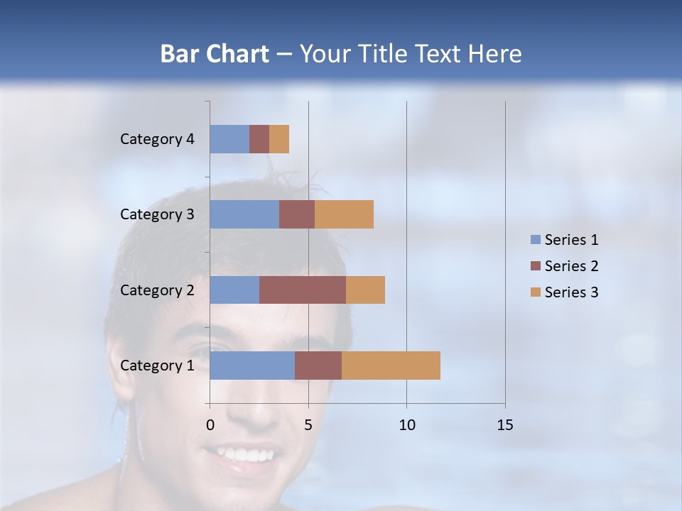 Happy Person Athlete PowerPoint Template