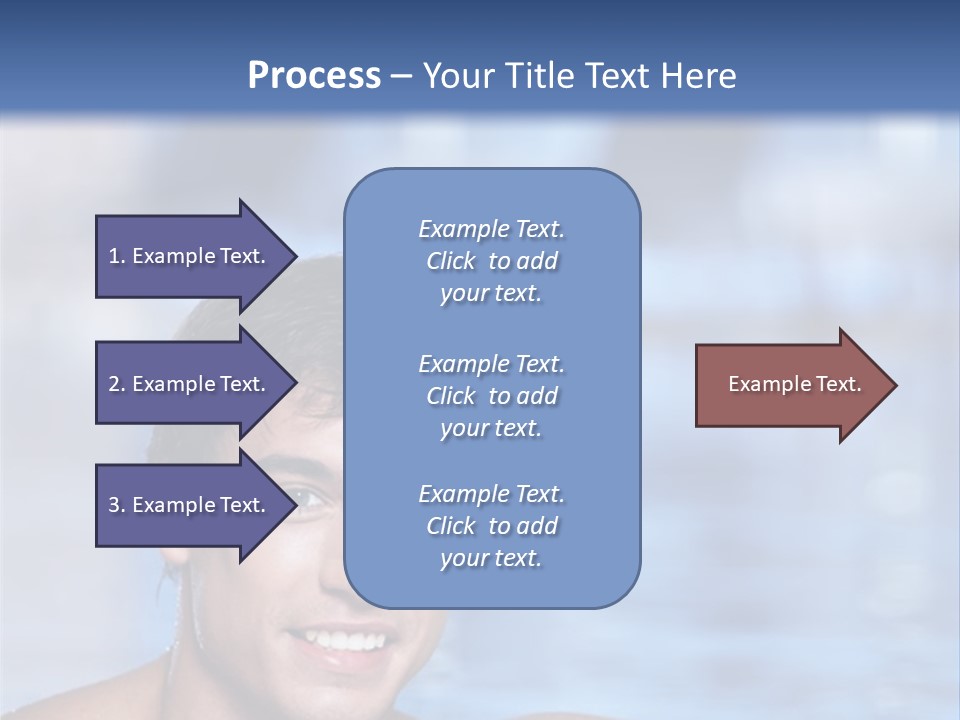 Happy Person Athlete PowerPoint Template