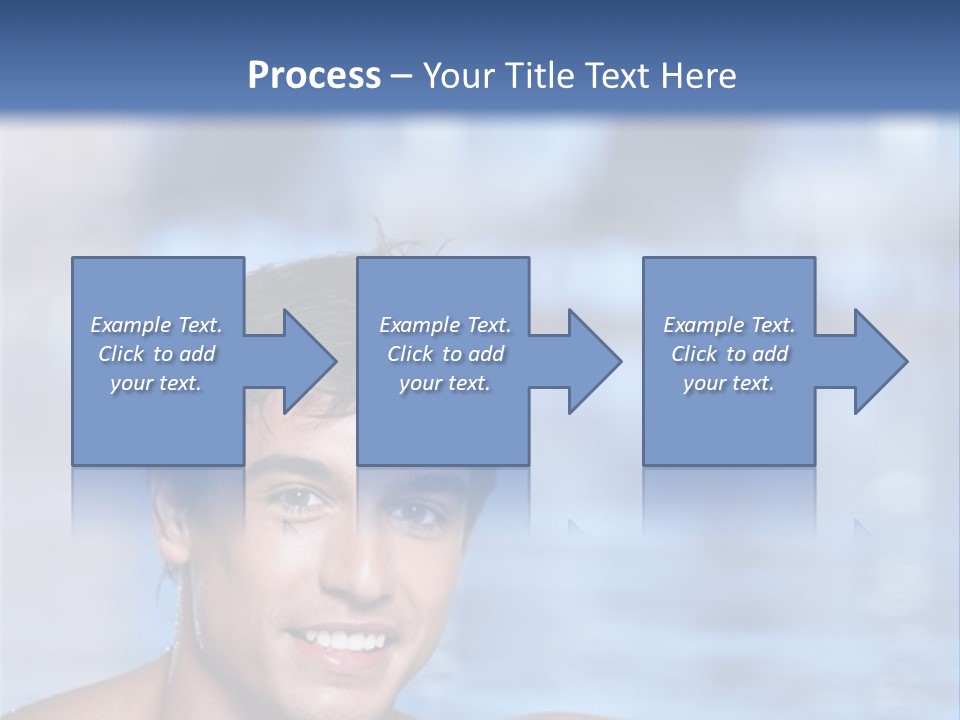 Happy Person Athlete PowerPoint Template