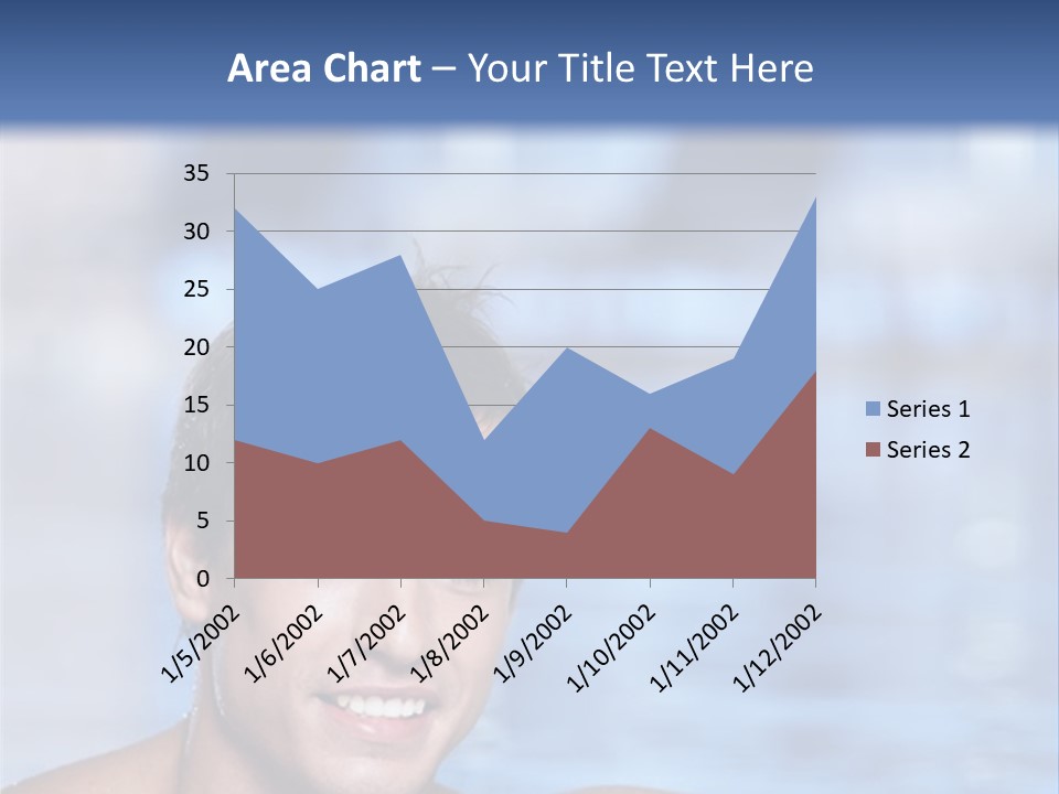 Happy Person Athlete PowerPoint Template