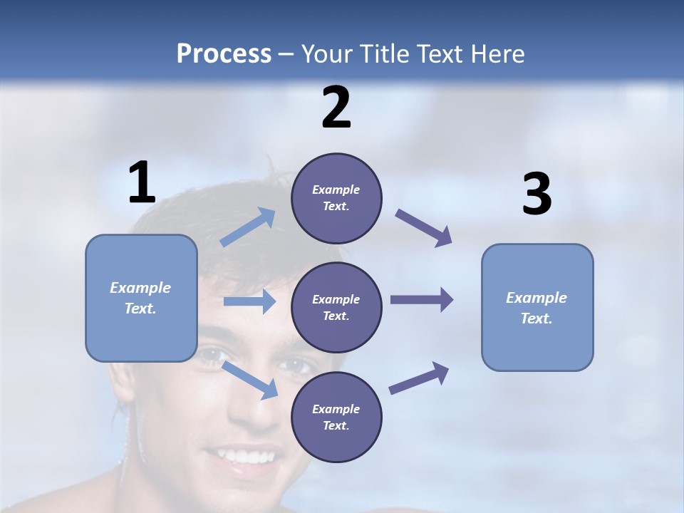 Happy Person Athlete PowerPoint Template