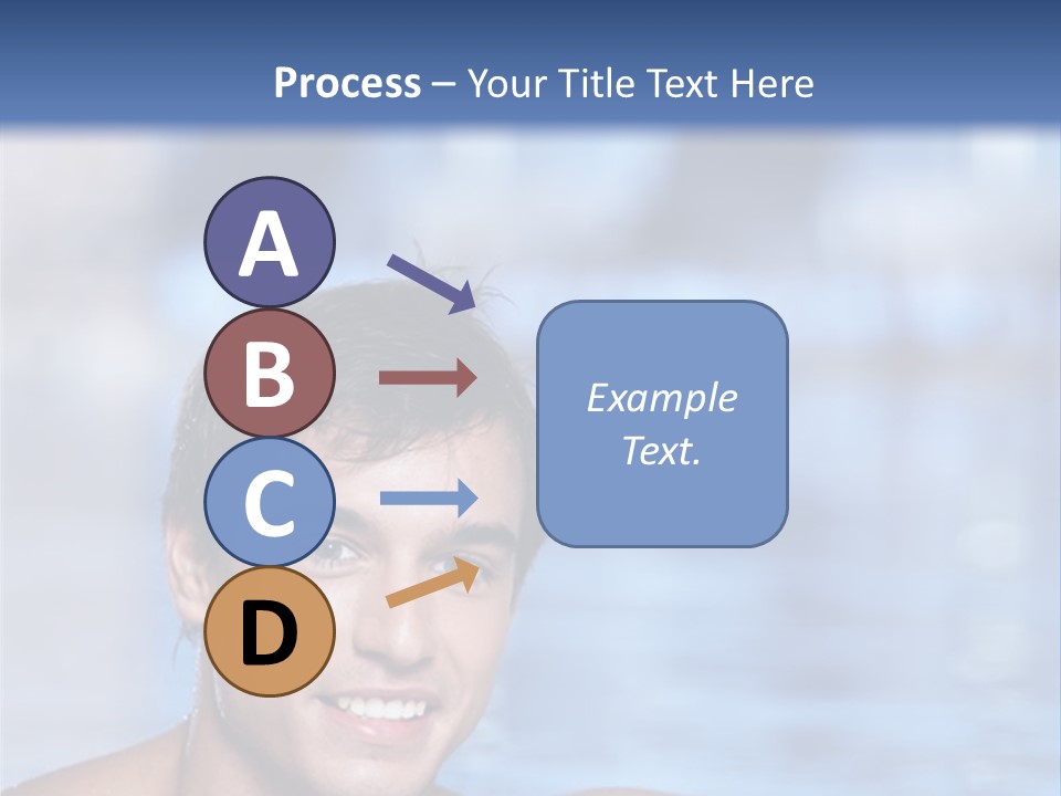 Happy Person Athlete PowerPoint Template