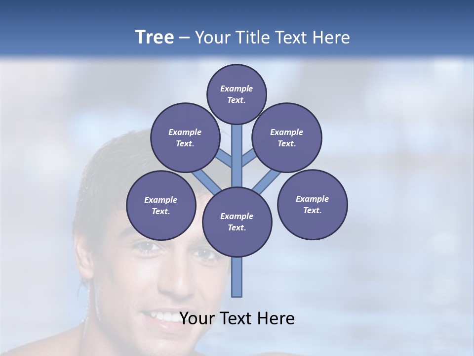 Happy Person Athlete PowerPoint Template