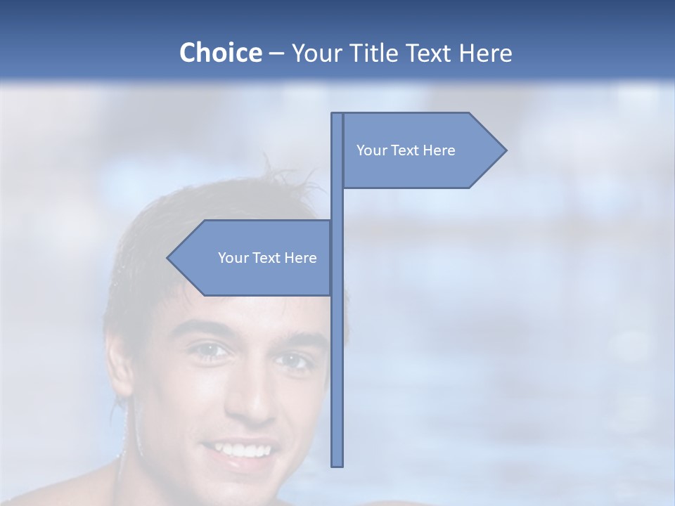 Happy Person Athlete PowerPoint Template