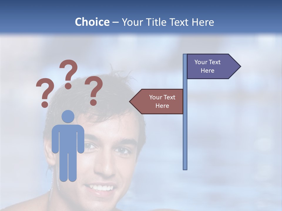 Happy Person Athlete PowerPoint Template