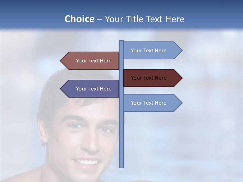 Happy Person Athlete PowerPoint Template