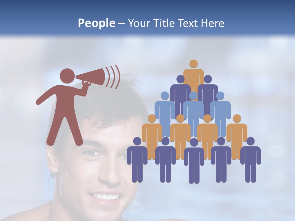 Happy Person Athlete PowerPoint Template