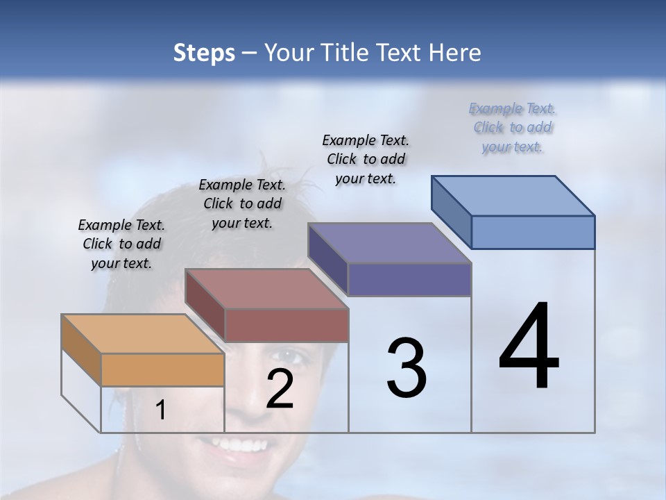 Happy Person Athlete PowerPoint Template