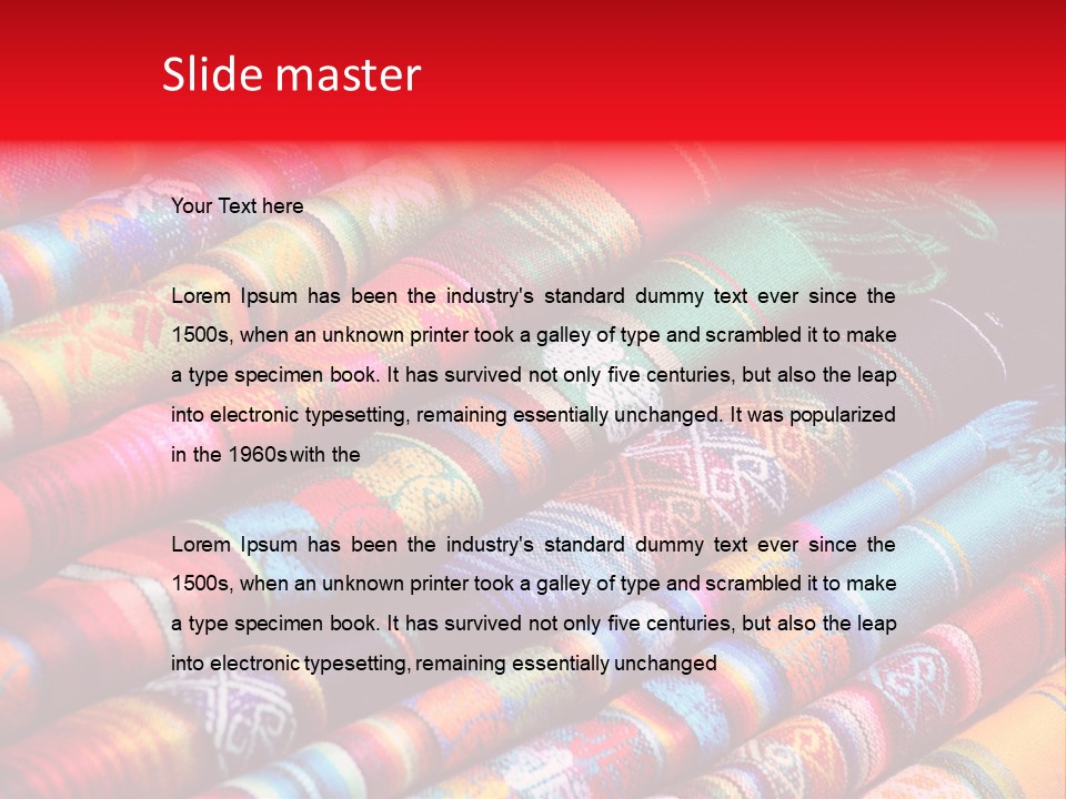 Artisan Inca Market PowerPoint Template