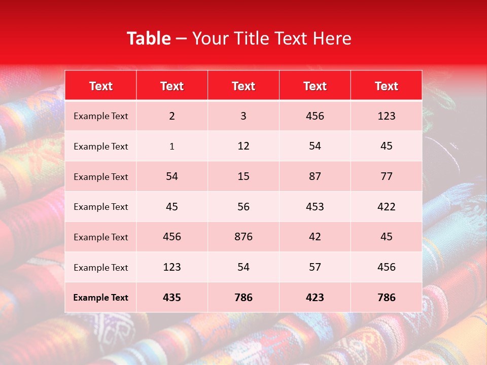 Artisan Inca Market PowerPoint Template