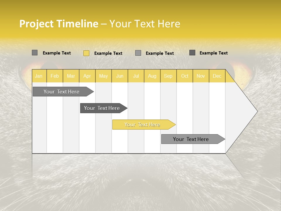 Pussy Purr Lovable PowerPoint Template
