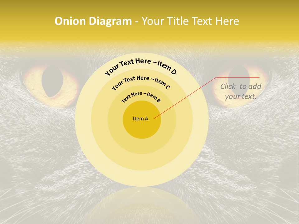 Pussy Purr Lovable PowerPoint Template