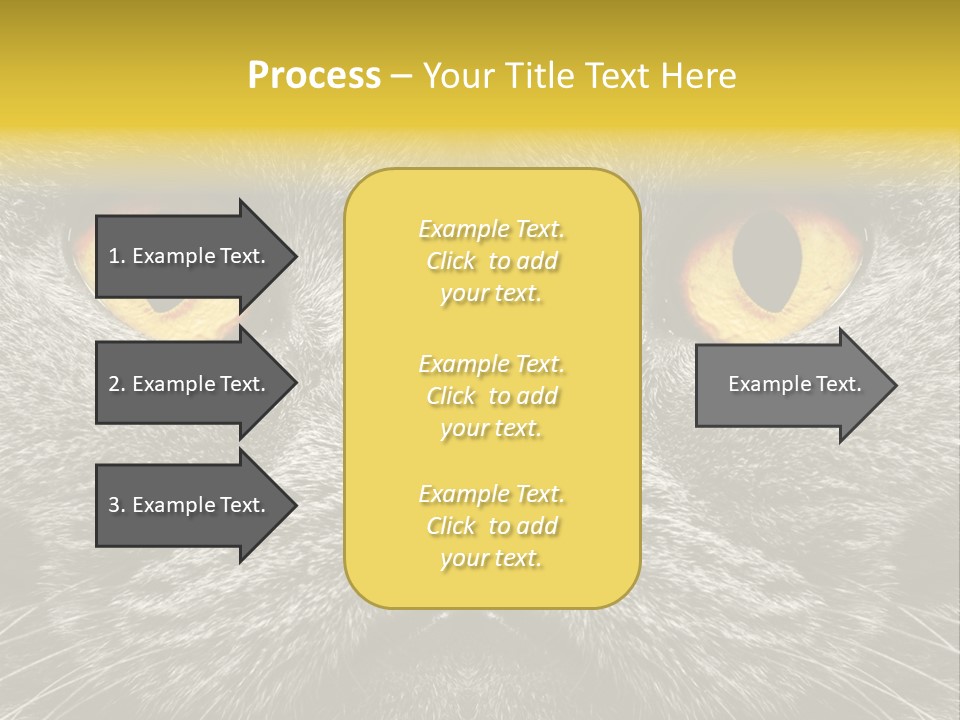 Pussy Purr Lovable PowerPoint Template