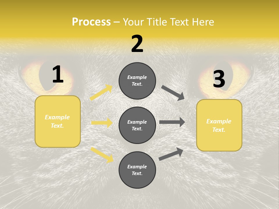 Pussy Purr Lovable PowerPoint Template